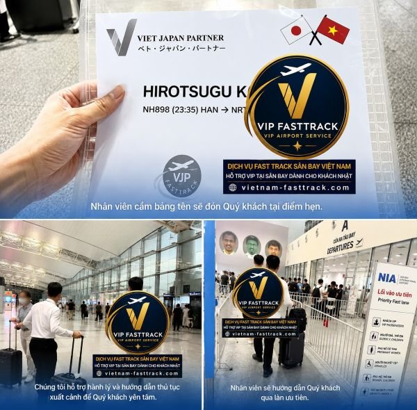 NH898 từ Hà Nội đến Tokyo Narita | Hướng dẫn Fast Track xuất cảnh sân bay Nội Bài