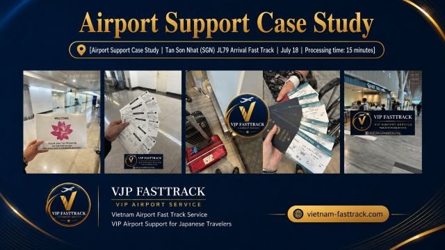 JL79 to VN126 | Family Transfer Support at Tan Son Nhat Airport